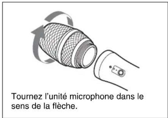 SONY DWZ-B30GB - Remplacement de l'unité microphone - 1