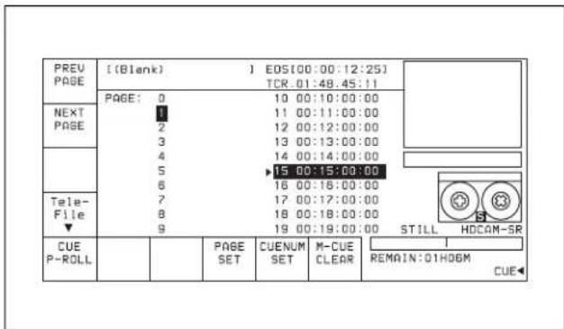 SONY HKSR-5803HQ - Pour modifier les données de point de repérage actuelles - 1