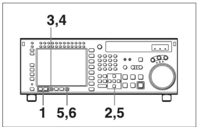 SONY HKSR-5803HQ - Pour changer l'affichage des menus - 1