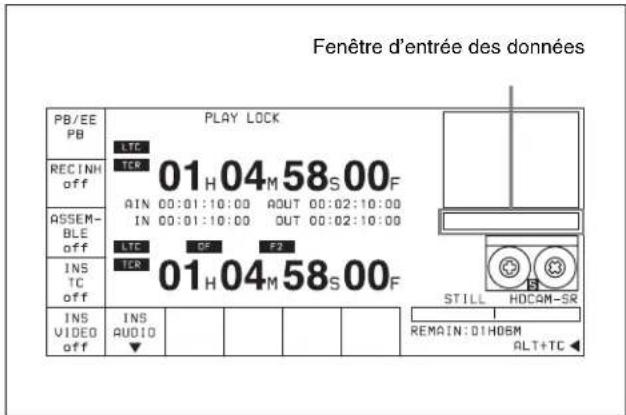 SONY HKSR-5803HQ - Réglage des seuils de montage avec les touches numériques - 2