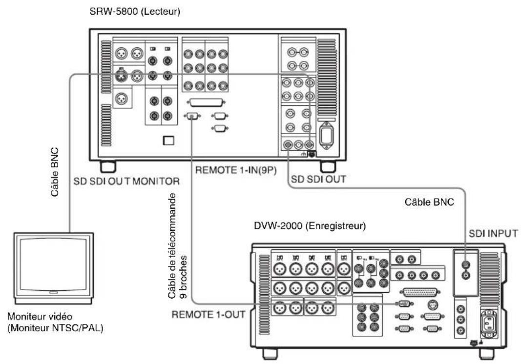 SONY HKSR-5803HQ - 3-1-2 Exécution des connexions numériques NTSC/PAL - 2