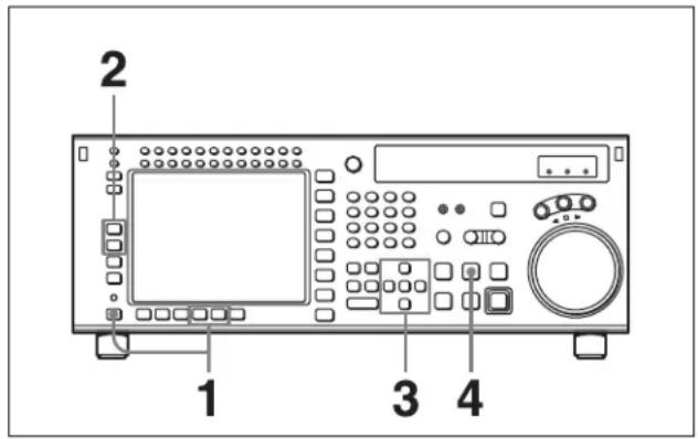 SONY HKSR-5803HQ - Préenroulement jusqu'à un point de repérage - 1