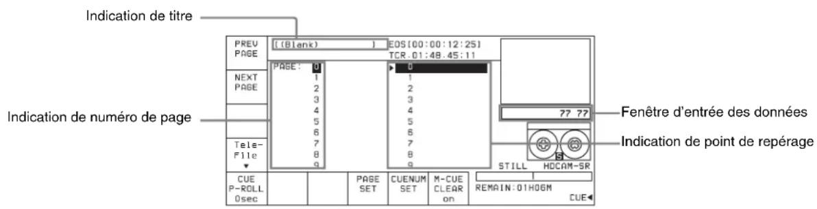 SONY HKSR-5803HQ - Pour sélectionner l'effacement ou non des données de points de repérage à l'insertion d'une cassette - 2