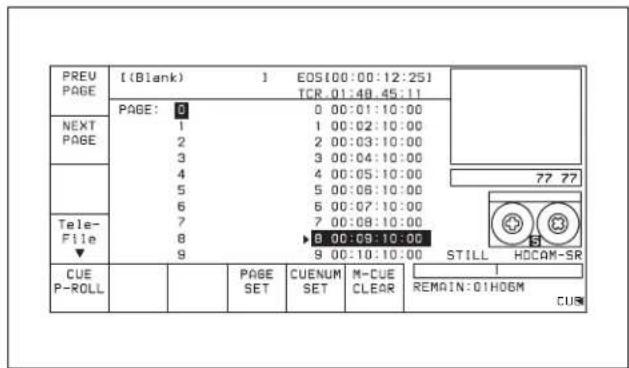 SONY HKSR-5803HQ - Consignation de points de repérage par les touches numériques - 2