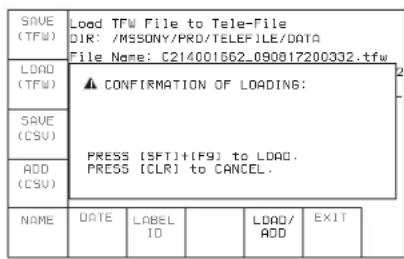 SONY HKSR-5803HQ - Appuyez sur la touche F9 (LOAD(ADD)). - 1
