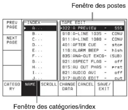 SONY HKSR-5803HQ - Pour activer le menu VTR SETUP - 1