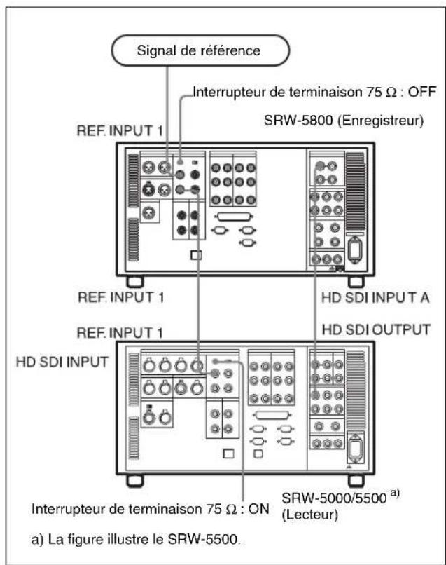 SONY HKSR-5803HQ - Connexions des signaux de référence - 2