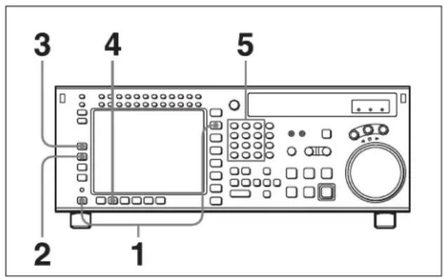 SONY HKSR-5803HQ - 4-3-8 Préréglage du code temporel Pulldown (PDPSET MENU) (quand la carte HKSR-5001 est installée) - 1