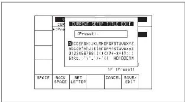 SONY HKSR-5803HQ - Stockage des réglages de menu du magnétoscope actuels dans une banque de mémoire du magnétoscope - 3