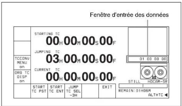 SONY HKSR-5803HQ - Pour prérégler 24F STARTING TC avec les touches numériques - 2
