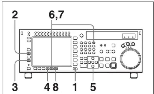 SONY HKSR-5803HQ - Rappel d'une liste de points de repérage d'un « Memory Stick » - 1
