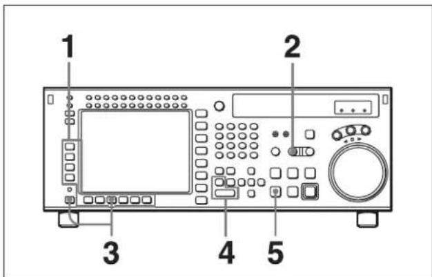 SONY HKSR-5803HQ - Réglage des seuils de montage et de la vitesse de lecture - 1