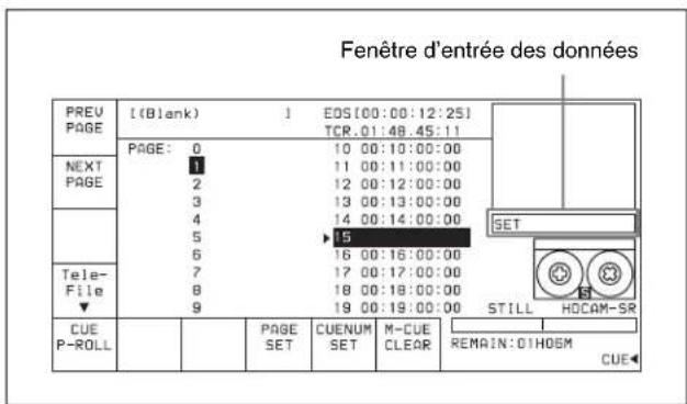 SONY HKSR-5803HQ - Pour sélectionner le numéro de repérage directement par les touches numériques - 1