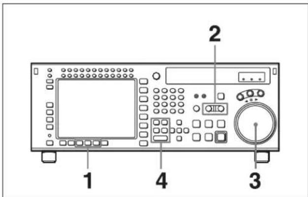 SONY HKSR-5803HQ - Positionnement et réglage des seuils de montage - 1