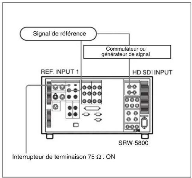 SONY HKSR-5803HQ - Connexions des signaux de référence - 1