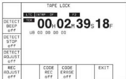SONY HKSR-5802 - Pour appeler l'écran de menu STOP CODE - 1