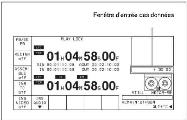 SONY HKSR-5802 - Déplacement d'un seuil de montage avec les touches numériques - 2