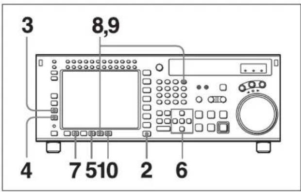 SONY HKSR-5802 - Rappel d'une liste de points de repérage depuis le serveur FTP (cet appareil) - 1
