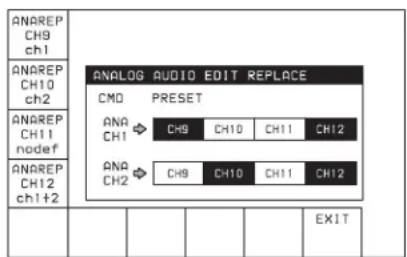 SONY HKSR-5802 - Appuyez sur les touches ALT/F4 (ANALOG REPLACE). - 1