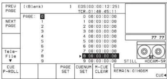 SONY HKSR-5802 - Consignation de points de repérage en appuyant sur la touche ENTRY - 2