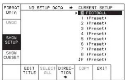 SONY HKSR-5802 - Création des fichiers par défaut dans VTRBANK - 1