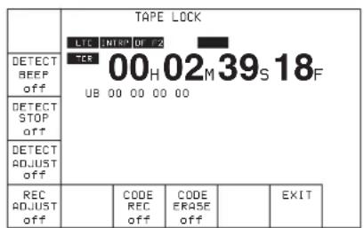 SONY HKSR-5001 - Pour appeler l'écran de menu STOP CODE - 1