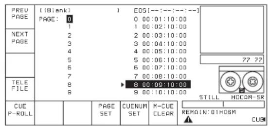 SONY HKSR-5001 - Pour sélectionner directement le numéro de repérage aux touches numériques - 1