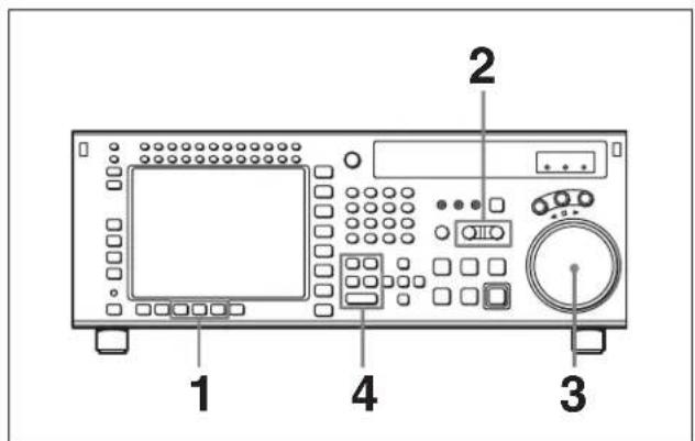 SONY HKSR-5001 - Positionnement et réglage des seuils de montage - 1