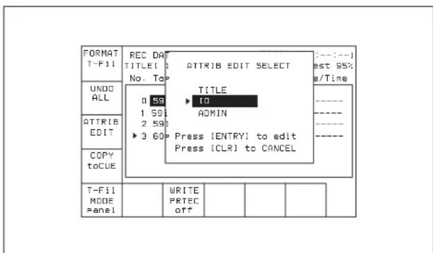 SONY HKSR-5001 - Interdiction des opérations de menu TELE FILE - 2