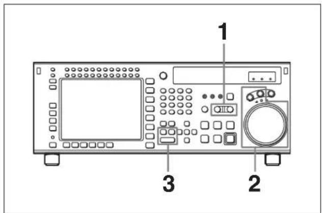 SONY HKSR-5001 - Positionnement et réglage des seuils de montage - 1