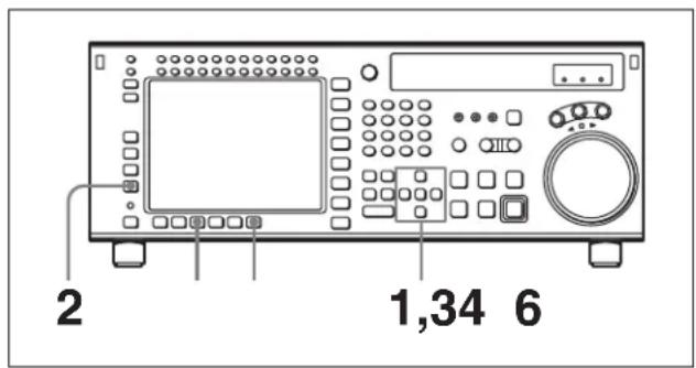 SONY HKSR-5001 - Changement des données de scène - 1