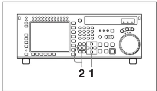 SONY HKSR-5001 - Pour entrer ou modifier des données de seuil IN/OUT avec la touche ENTRY - 1