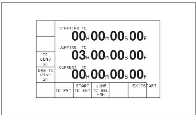 SONY HKSR-5001 - 4-3-9 Préréglage pour la conversion à partir du code temporel de cadre (TCCONV MENU) - 2