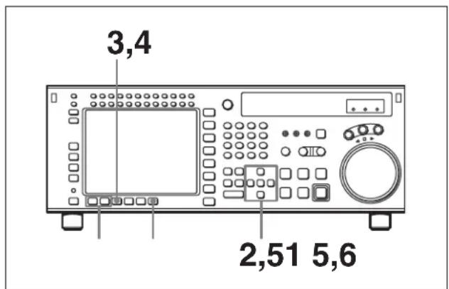 SONY HKSR-5001 - Changement des réglages - 1