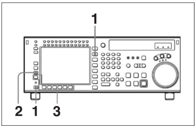 SONY HKSR-5001 - 4-3-9 Préréglage pour la conversion à partir du code temporel de cadre (TCCONV MENU) - 1