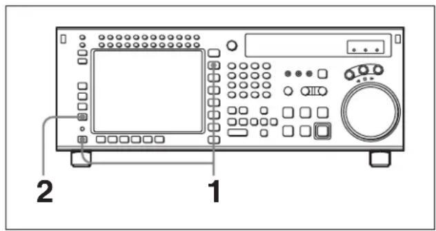 SONY HKSR-5001 - 4-3-10 Affichage du code temporel Pulldown (PDTC DISP) (quand la carte HKSR-5001 est installée) - 1