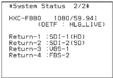 SONY HXCU-FB80 - Remarque - 2