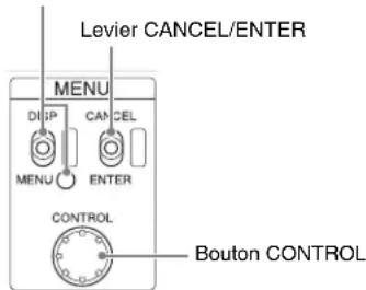 SONY HXCU-100 - 4Bloc de contrôle MENU - 1