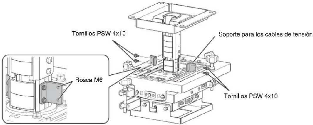 SONY PSS-650 - Fijar los soportes para los cables de tensión - 1