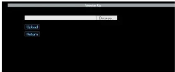 Version Up Browse Upload Return