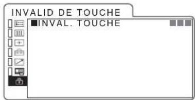 INVALID DE TOUCHE ■INVAL. TOUCHE
