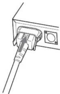 SONY MEU-WX2 - Branchement du cordon d'alimentation secteur - 2