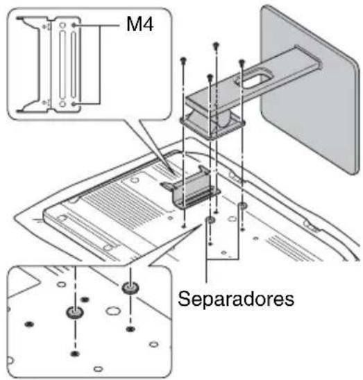 SONY NUA-BK10 - Si desea utilizar la base del monitor para fijar la unidad - 2