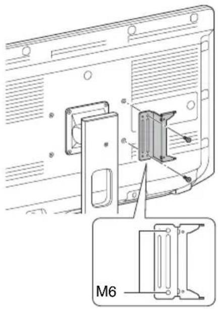 SONY NUA-BK10 - Instalar a unidade com a base de monitor instalada - 1
