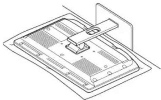 SONY NUA-BK10 - Si desea utilizar la base del monitor para fijar la unidad - 1