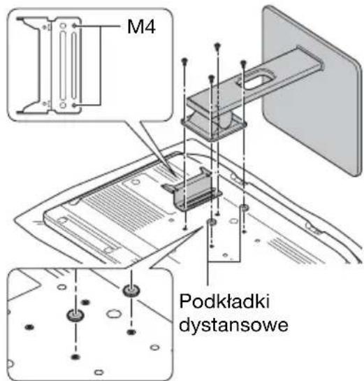SONY NUA-BK10 - Używanie podstawy monitora do zamocowania urządzenia - 2