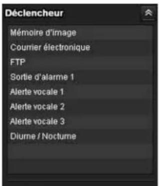 SONY SNC-EP521 - Panneau du déclencheur - 1
