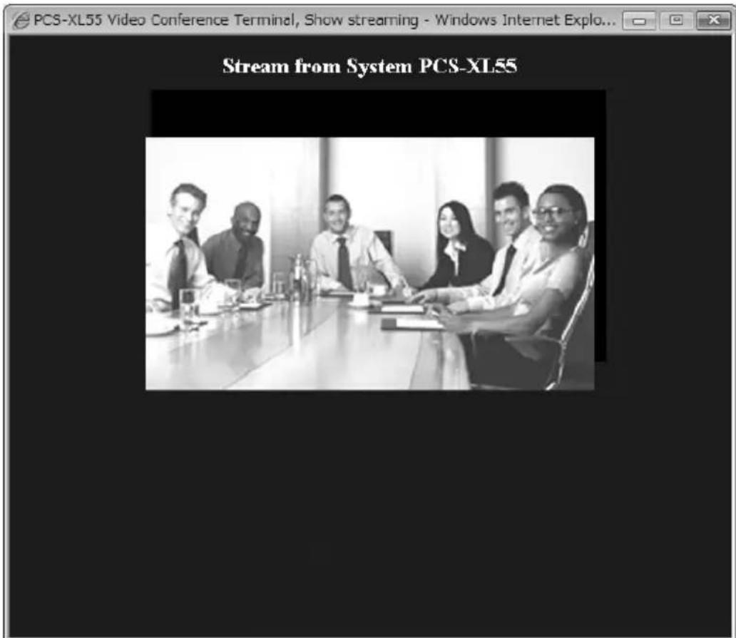 SONY PCS-XL55 - Comment utiliser la page [Streaming] - 1
