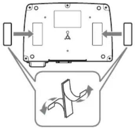 SONY PCSA-CXG80 - Using the Supplied Hook-and-Loop Pads - 1