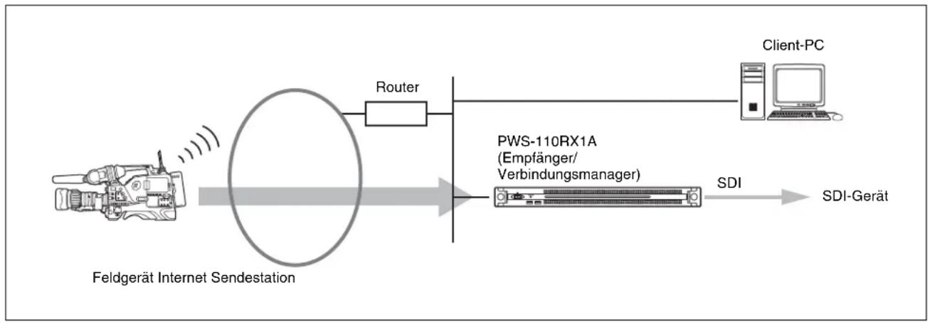 SONY PWS-110RX1A - Beispiele zur Systemkonfiguration - 1